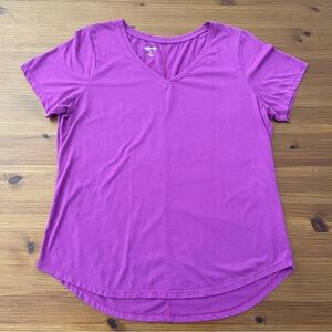 Cascade Sport Purple Workout Athletic Top - XL